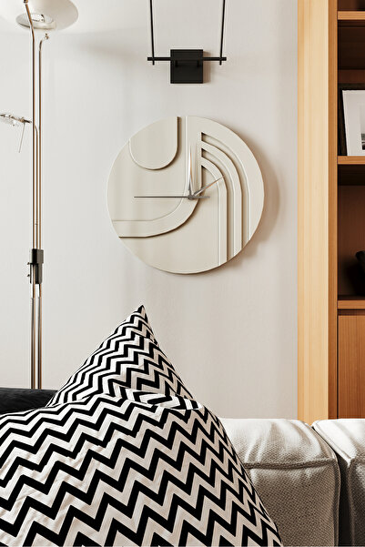 Wooden Studio Modern Ahşap Duvar Saati, Ofis Saati, Ev Duvar Saati, Salon Duv...