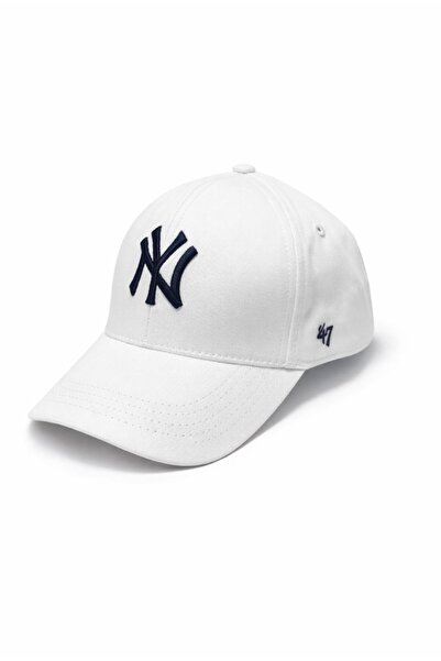MSA Unisex Baseball Ny Embroidered Hat White-Black