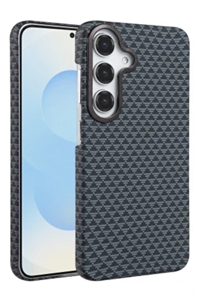 cepmoda Samsung “S24 Fe” Vega Magsafe Thin Hard Fiber Cover/Case - Grey