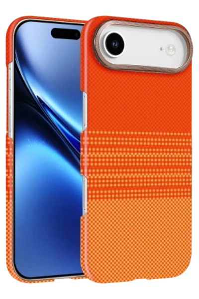 cepmoda iPhone “17 Ai̇r” Vega Magsafe Thin Hard Fiber Cover/Case - Yellow