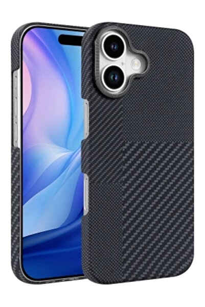 cepmoda iPhone “17” Vega Magsafe Thin Hard Fiber Cover/Case - Black