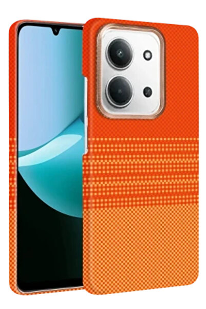 cepmoda Redmi̇ “15C (4g)” Vega Magsafe Thin Hard Fiber Cover/Case - Yellow