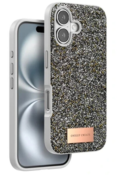cepmoda iPhone “16” Bright Silvery Luxury Design Elite Cover/Case - Silver