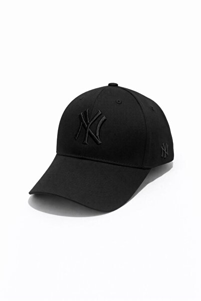 Silver قبعة بيسبول مطرزة للجنسين باللون الأسود-أسود