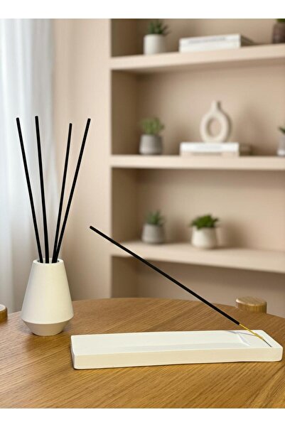Elan Design Dekoratif El Yapımı Tütsülük & Tütsü Çubukları İçin Vazo Seti