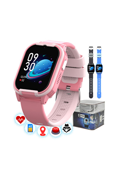gitech Smartwatch Kids 4G with SIM Card and GPS - Spy Mode, Heart Rate Monito...