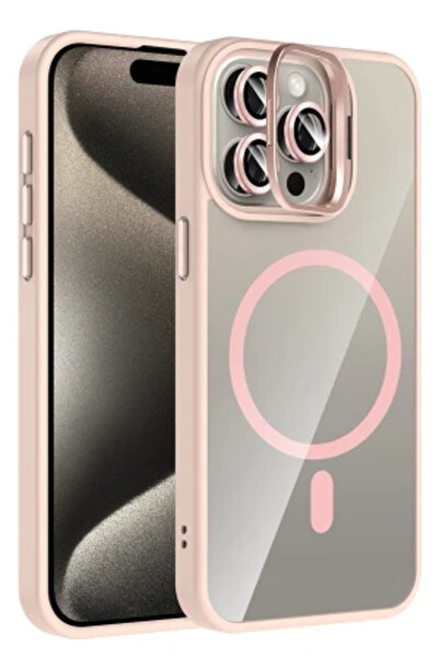 cepmoda حافظة آيفون 14 برو ماكس - فاخرة مع ماج سيف، مع حامل للكاميرا (هدية وا...