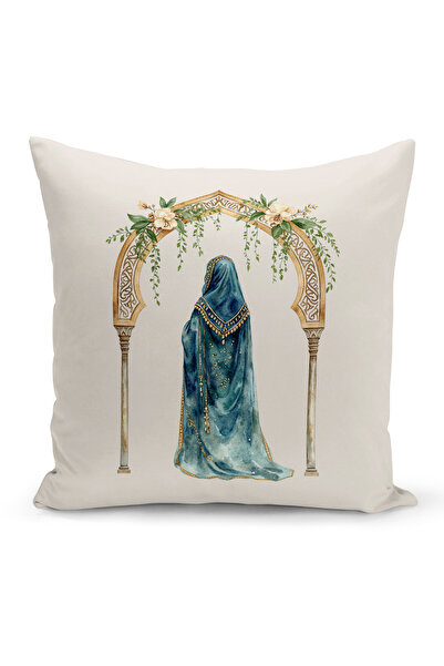 Bertille Home غطاء وسادة مطبوع رقميًا مزدوج الجوانب من سلسلة رمضان (غطاء سرير...