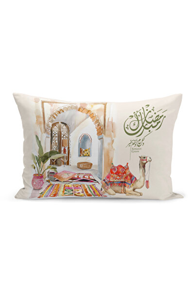 Bertille Home Ramadan Series Double Sided Digital Printed Throw Pillow Case (...