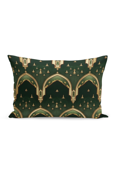 Bertille Home غطاء وسادة مطبوع رقميًا مزدوج الجوانب من سلسلة رمضان (غطاء سرير...