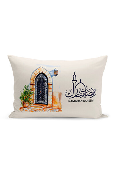 Bertille Home غطاء وسادة مطبوع رقميًا مزدوج الجوانب من سلسلة رمضان (غطاء سرير...