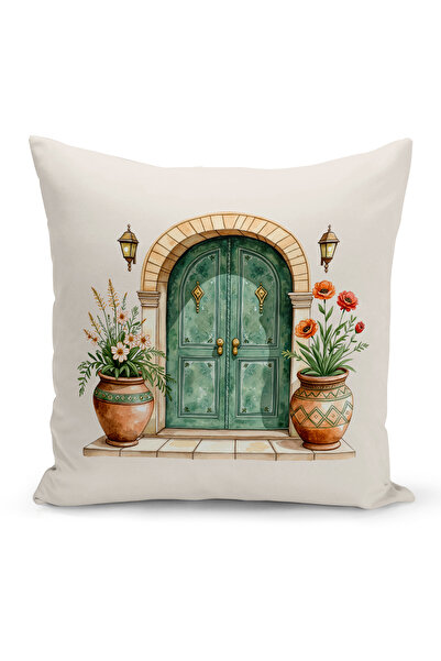 Bertille Home غطاء وسادة مطبوع رقميًا مزدوج الجوانب من سلسلة رمضان (غطاء سرير...