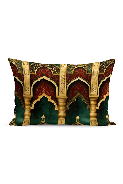 Bertille Home غطاء وسادة مطبوع رقميًا مزدوج الجوانب من سلسلة رمضان (غطاء سرير...