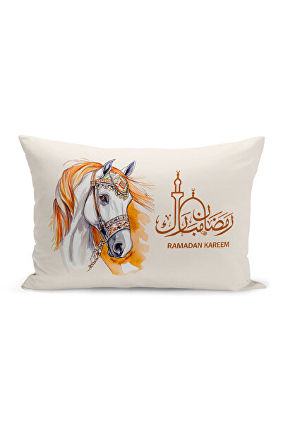 Bertille Home غطاء وسادة مطبوع رقميًا مزدوج الجوانب من سلسلة رمضان (غطاء سرير...