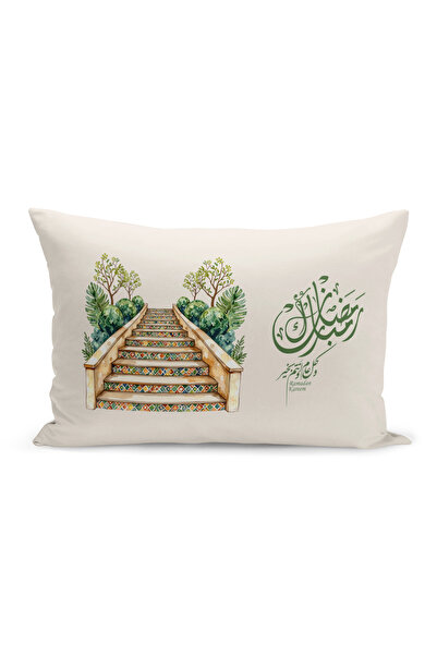 Bertille Home Κάλυμμα μαξιλαριού ριχτάρι σειράς Ramadan διπλής όψης με ψηφιακ...