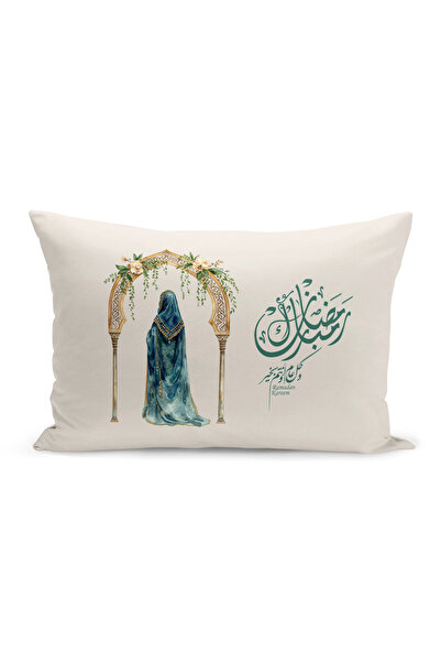 Bertille Home غطاء وسادة مطبوع رقميًا مزدوج الجوانب من سلسلة رمضان (غطاء سرير...