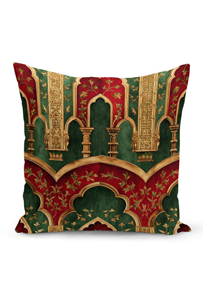 Bertille Home غطاء وسادة مطبوع رقميًا مزدوج الجوانب من سلسلة رمضان (غطاء سرير...