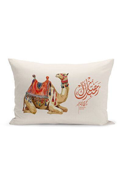 Bertille Home غطاء وسادة مطبوع رقميًا مزدوج الجوانب من سلسلة رمضان (غطاء سرير...