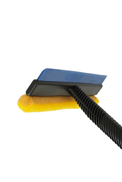 Mega Drive Curatitor Lamela Cauciuc Si Burete Cu Maner Lung 50 Cm