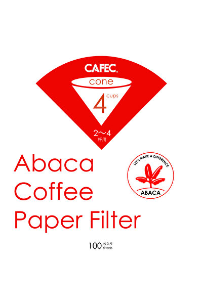 BigTenRoastery Cafec Abaca Filter / Cup 4 (Kağıt Filtre)