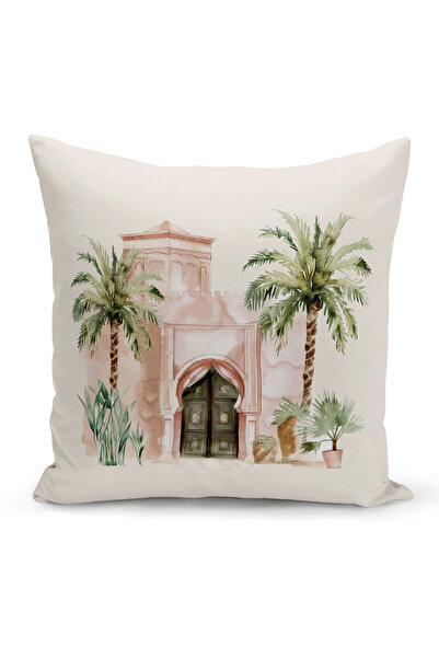 Bertille Home غطاء وسادة مطبوع رقميًا مزدوج الجوانب من سلسلة رمضان (غطاء سرير...