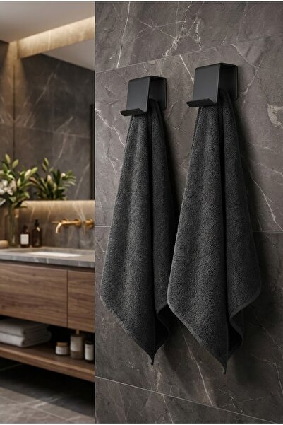 mee wall art İkili Takım Metal Havluluk | Yüksek Dayanım Yapışkanlı Modern Ba...