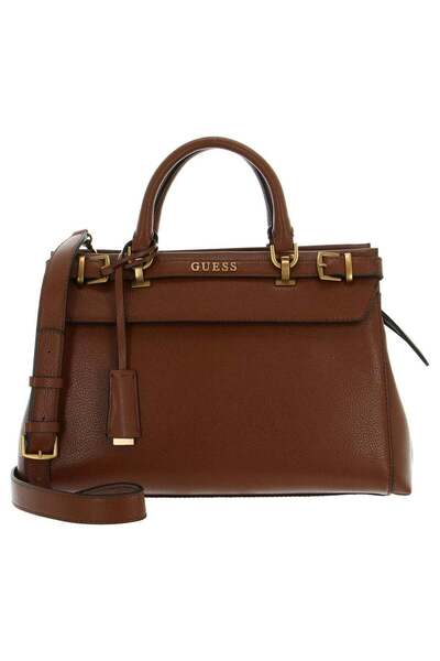 Guess Sestri Satchel Bag Black