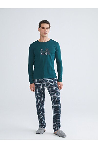 LC Waikiki Plaid Men's Pajama Bottoms