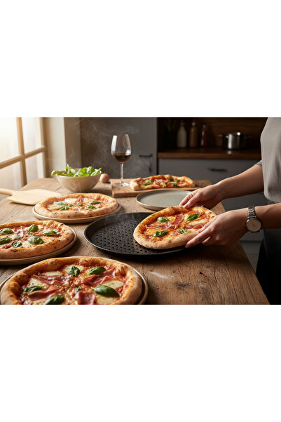 IVORY Pizza Tray 32 cm Teflon Coating