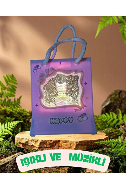 FANCY THİNGS ÇANTA MODEL IŞIKLI MÜZİKLİ KÜRE / MASAÜSTÜ LAMBA