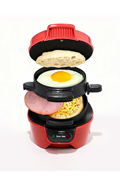 LAC LAICHY صانعة برجر صغيرة، صانعة سندويشات إفطار مع حلقة طهي البيض، تخصيص ال...