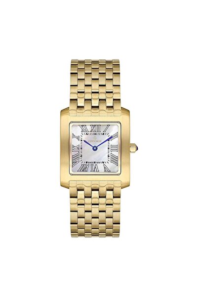 Essence Kadın Kol Saati – 26 mm, Beyaz Kadran, Altın Renk, 5 ATM