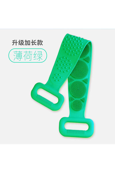 choice2 green Body Sponge Silicone Back Brushes Bath Towels Scrubber Rubbing ...
