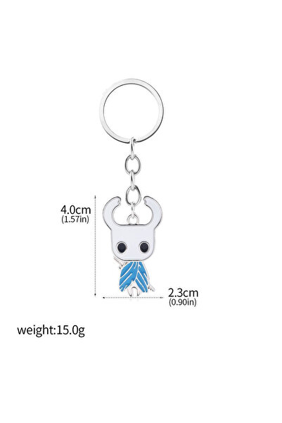 Miniso K00071-01 Hollow Knight Metal Characters Keychain The Knight Octopus G...