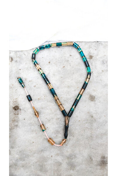 İnan Tesbih Full Cut Model Fire Amber Prayer Beads (Wrist Length)