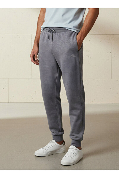 Kappa Men Regular Fit Joggers with Drawstring Waist