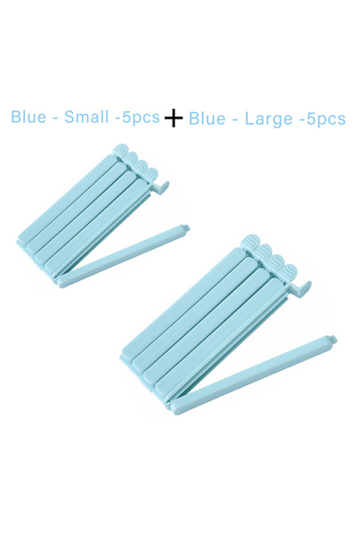 Choice1 10pcs-blue-S-L 5/10/20Pcs Portable Kitchen Storage Food Snack Seal Se...