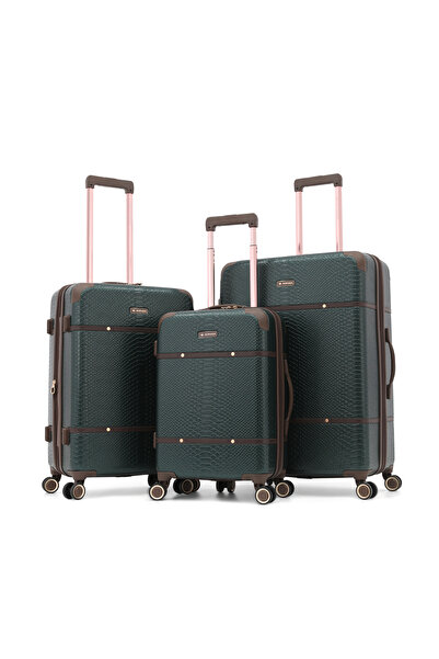 SONADA 3 Piece ABS Hard Shell Luggage Set | Spinner Wheels | TSA Lock | Light...