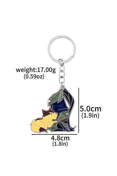 Choice10 K00214-01 Game Dark Soul 3 Keychains Bonfire Keyring Holder PS4 Meta...