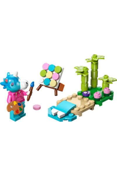 LEGO 30703 LEGO® Animal Crossing Julian Plajda Resim Yapıyor