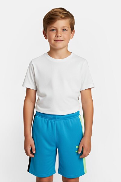 Puma Kids Boy Sportswear Fit Outdoor Shorts, Ocean Blue