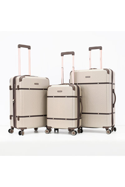 SONADA 3 Piece ABS Hard Shell Luggage Set | Spinner Wheels | TSA Lock | Light...