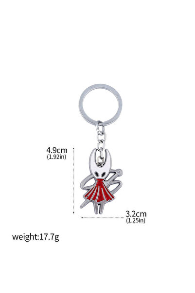 Miniso K00071-04 Hollow Knight Metal Characters Keychain The Knight Octopus G...
