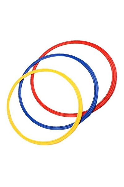 Generic حلقات تدريب كرة قدم من قطعتين - 40 سم × 40 سم