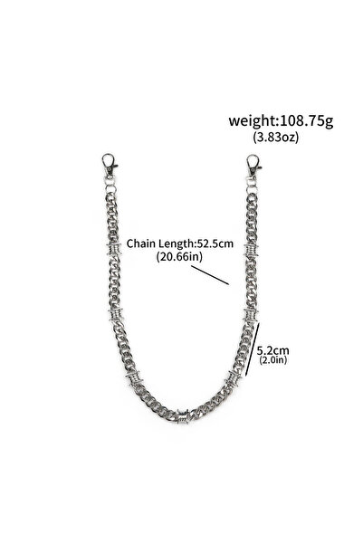 Choice سلسلة محفظة رجالية YL0018-02، سلسلة متينة بمشبك دائري، سلاسل رجالية لر...