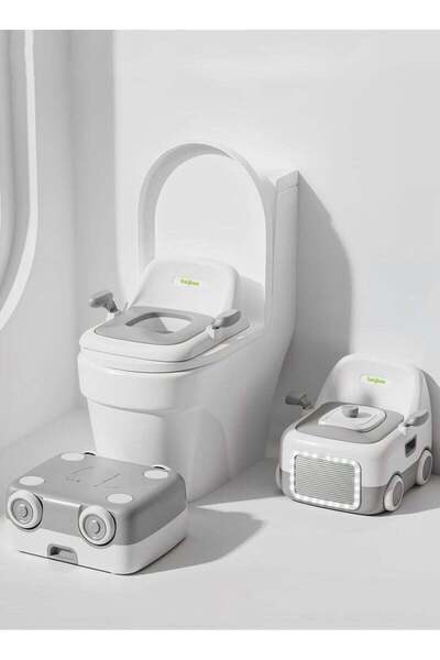 BAYBEE مقعد تدريب الأطفال على استخدام النونية 3 في 1 - مقعد مرحاض للأطفال مزو...