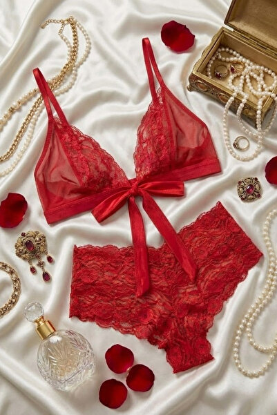 ZENCHES Front Tie Bra/Bralette Set – Stylish and Comfortable Design