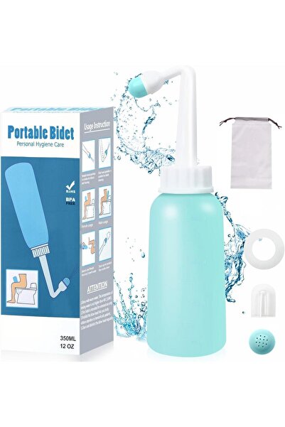 Generic Mini Peri Bottle, 350ml Portable Travel Bidet with Carry Bag, Materia...