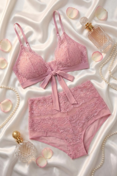 ZENCHES Σετ Σουτιέν/Μπραλέτ με δέσιμο μπροστά – Κομψό και άνετο σχέδιο