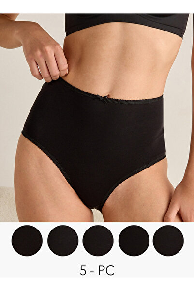 FAV سراويل داخلية كاملة عالية الخصر - طقم من 5 قطع